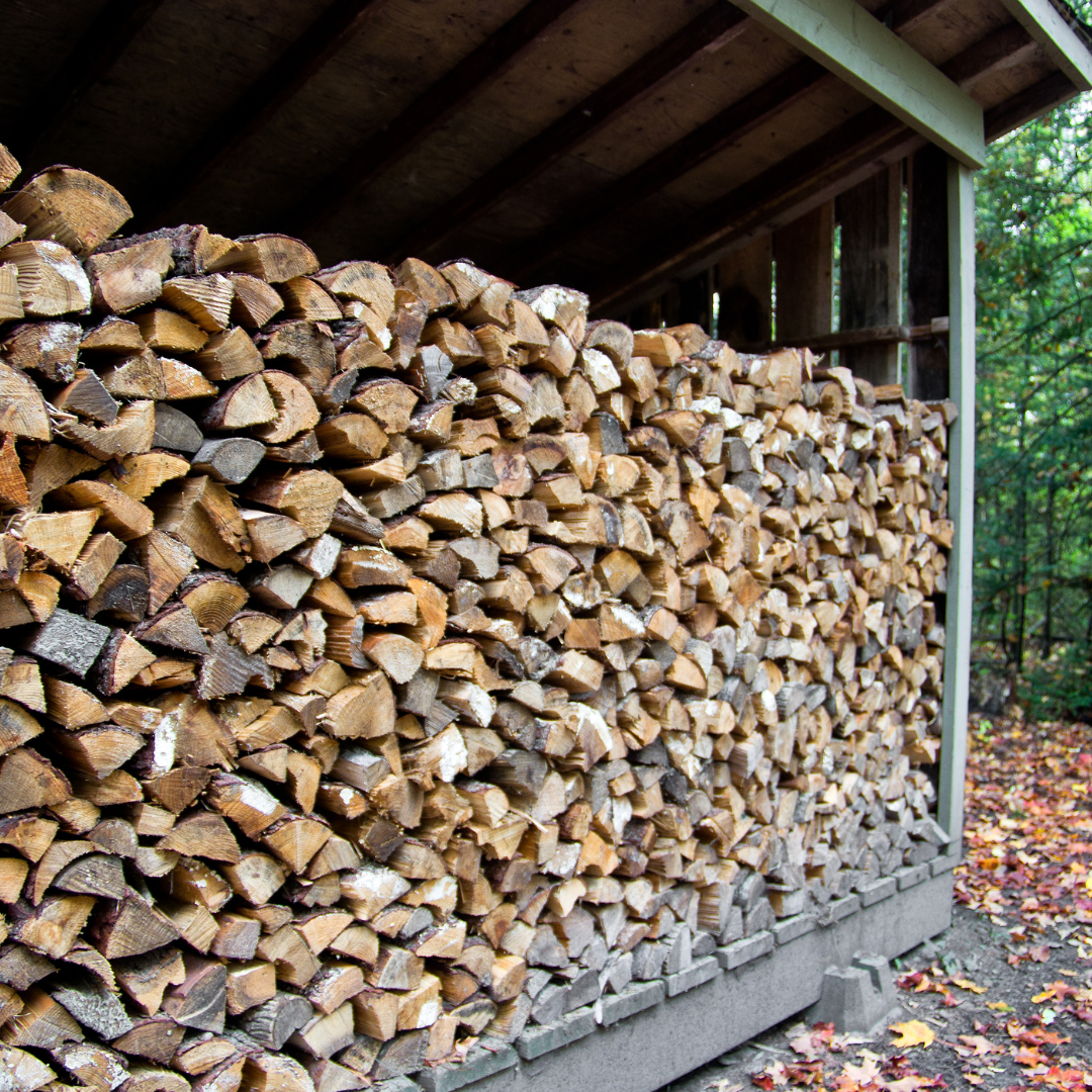 How to Properly Store Firewood During Winter in Pembroke and Surrounding Areas