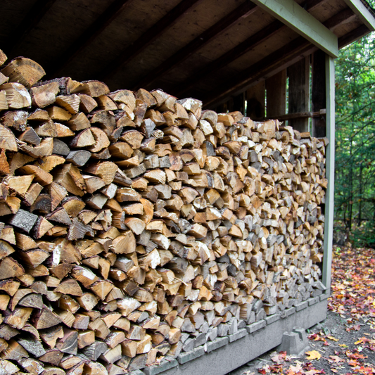 How to Properly Store Firewood During Winter in Pembroke and Surrounding Areas